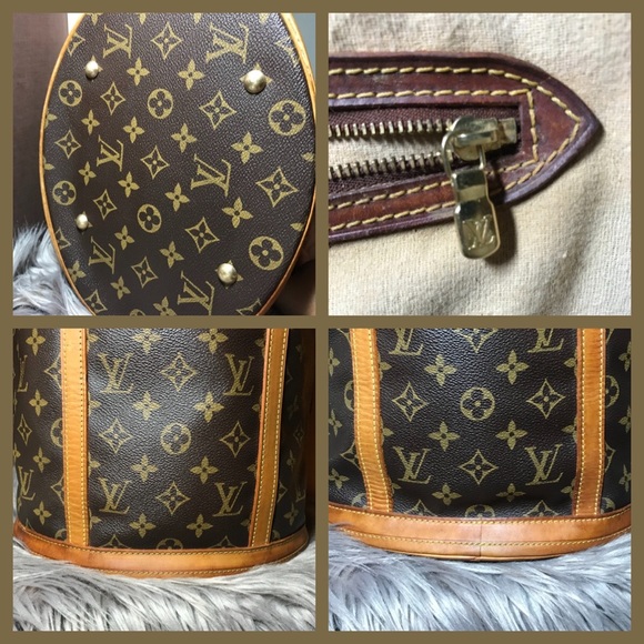 ❤️Sold!Authentic Louis Vuitton Bucket GM - Picture 9 of 12
